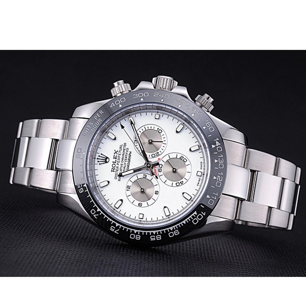Aaa replica watch White Dial Daytona Stainless 622542 Steel Rolex Bracelet Cosmograph 0628